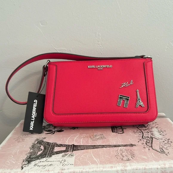 Karl Lagerfeld Vibrant hand Bag NWT - Picture 1 of 9